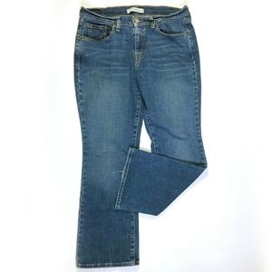 Levi's 515 Boot Cut Jeans Stretch Blue Denim